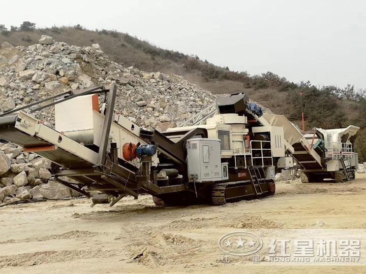 建筑垃圾破碎現(xiàn)場，選好設(shè)備收益更高
