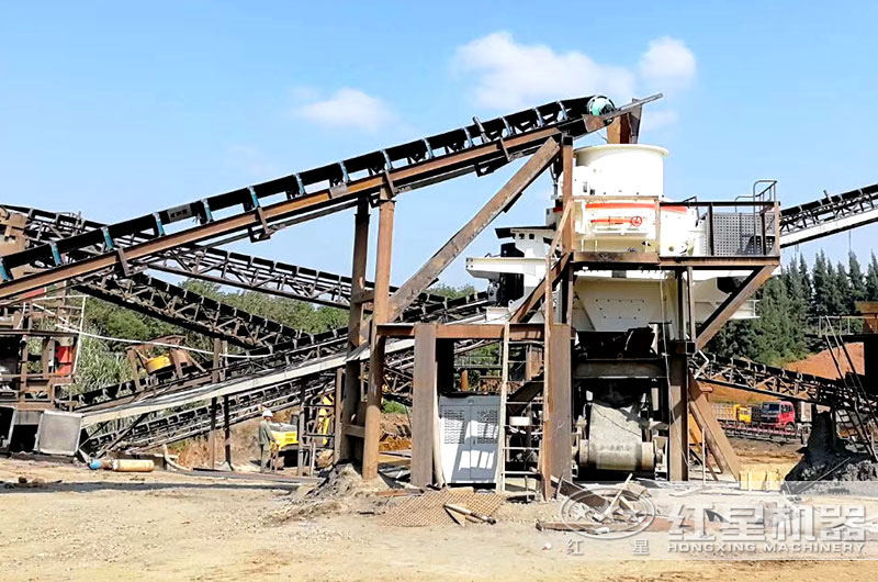 制砂機(jī)成品粒型好，成品多用于建筑工程，道路基建